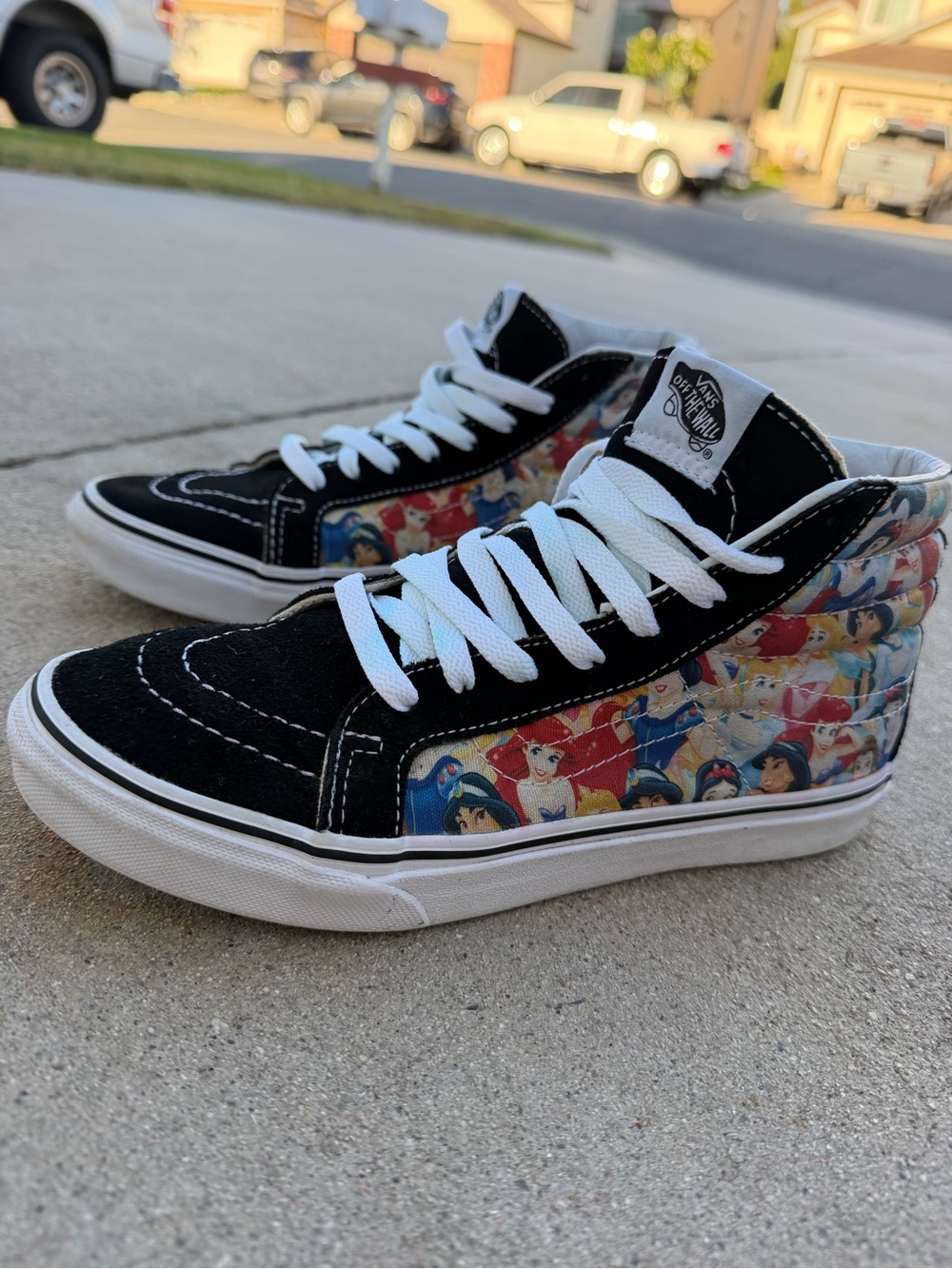 Disney Princess Hi Top Vans